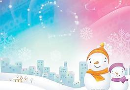 精美雪人主題