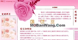 愛的宣言主題網(wǎng)站模板