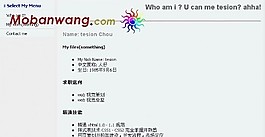 簡潔中英文簡歷模板