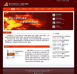 ERP軟件公司網(wǎng)頁模板