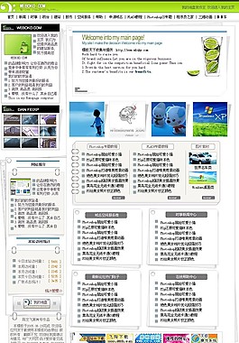信息資料收集網頁模板