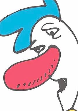 雜技小丑卡通漫畫