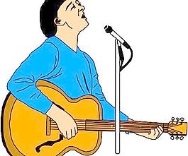 音樂表演矢量圖
