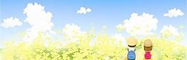 韓國風(fēng)景矢量圖