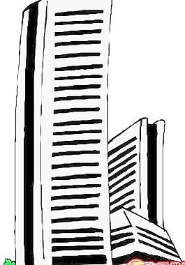 高樓大廈矢量圖