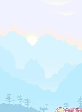 自然風(fēng)景矢量圖
