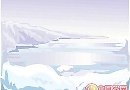 自然景色矢量圖