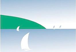海滩海浪海景