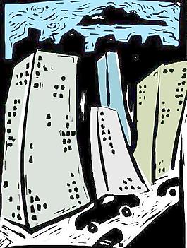 高樓大廈矢量圖