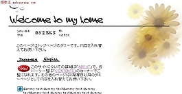 菊花日本個(gè)人主頁(yè)模板