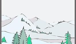 山水風景