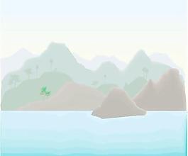 海浪海景漫畫