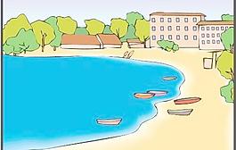 海浪海景漫畫