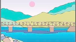 海浪海景漫畫