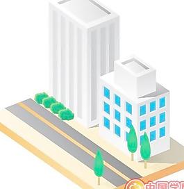 城市建筑矢量圖