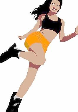 戶外運動卡通漫畫