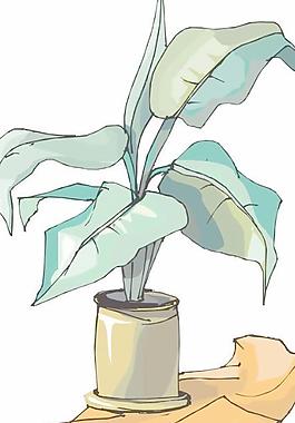 卡通矢量鮮花