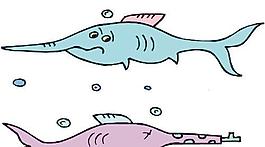 魚矢量圖