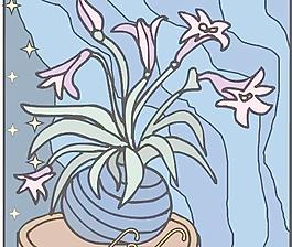 卡通矢量鮮花花朵