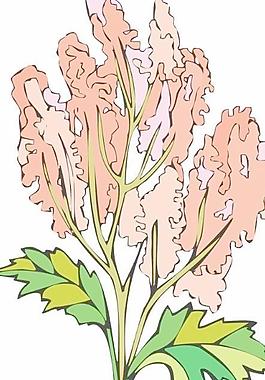 卡通矢量鮮花