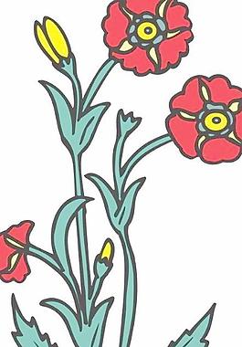 牡丹玫瑰菊花
