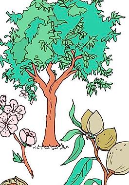 葉子樹葉花草