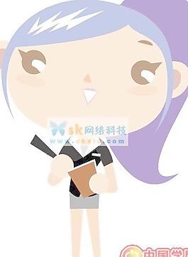 卡通漫畫人物矢量圖