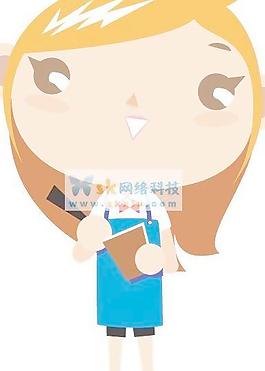 卡通漫畫人物矢量圖