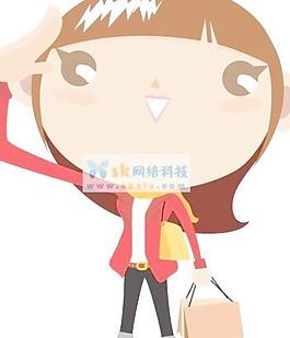 卡通漫畫人物矢量圖