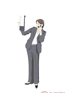 辦公人物矢量圖