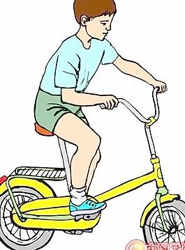 小男孩矢量素材