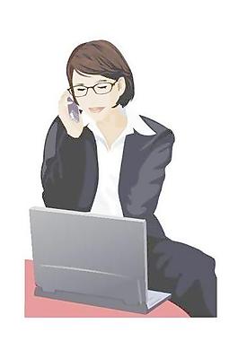 辦公人物矢量圖