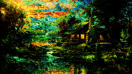 幽靜山林