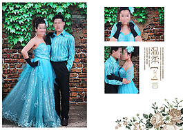 优雅时尚婚纱模板