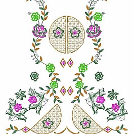 繡花 花朵 花紋 免費(fèi)素材