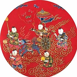 繡花 圖騰 民族 男人 花紋 免費(fèi)素材