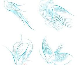 矢量fabulous bird