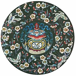 繡花 圖騰 民族 花朵 花紋 免費(fèi)素材