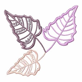 繡花 葉子 免費(fèi)素材