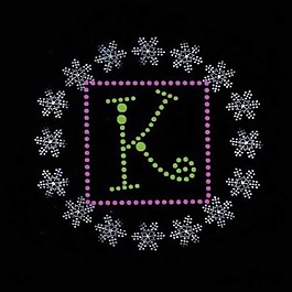 燙鉆 文字 字母 雪花 免費(fèi)素材