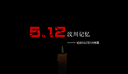 汶川大地震PPT模板