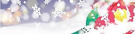 圣誕雪花矢量圖下載
