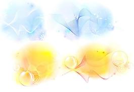 韓國可愛花紋矢量圖下載