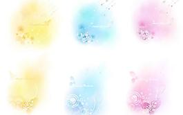 韓國時(shí)尚花紋矢量圖下載