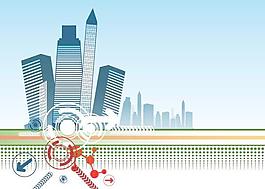城市建设建筑矢量图下载