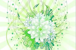 鮮花圖騰矢量圖下載