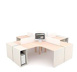 辦公室家具模型圖片