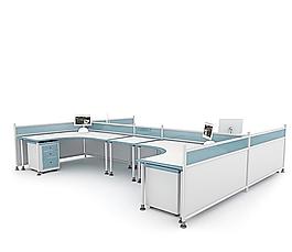 辦公室家具模型圖片