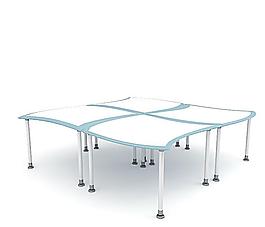 辦公室家具模型圖片