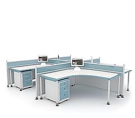 辦公室家具模型圖片